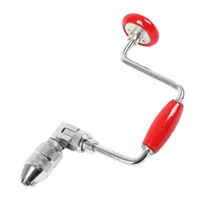 Vilebrequin de Charpentier 30cm : Acier Robuste & Cliquet