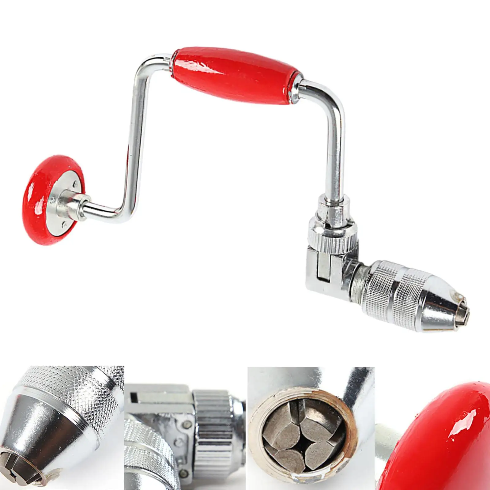 Vilebrequin de Charpentier 30cm : Acier Robuste & Cliquet – Image 4