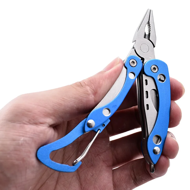 Mini Pince Multi-Outils 83g : Mousqueton & Acier Inoxydable – Image 6