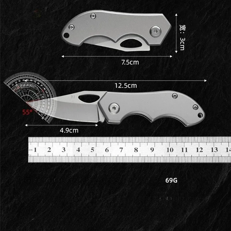Mini Outil de Poche Multi-Usage 69g : Acier Inox, 12.5cm – Image 6