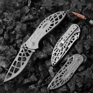Outil de Poche Pliant Magician 20cm : Design Ajouré & Clip