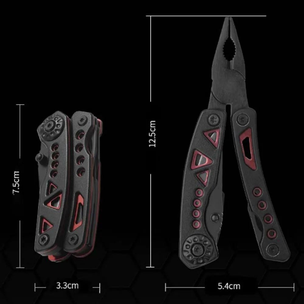 Mini Pince Multi-Outils EDC 7,5cm : Acier Inox Porte-Clés – Image 12