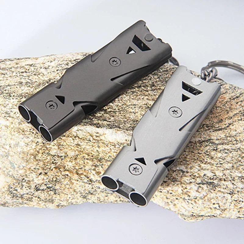 Sifflet Double Tube Aluminium 120dB : Compact & Étanche – Image 10