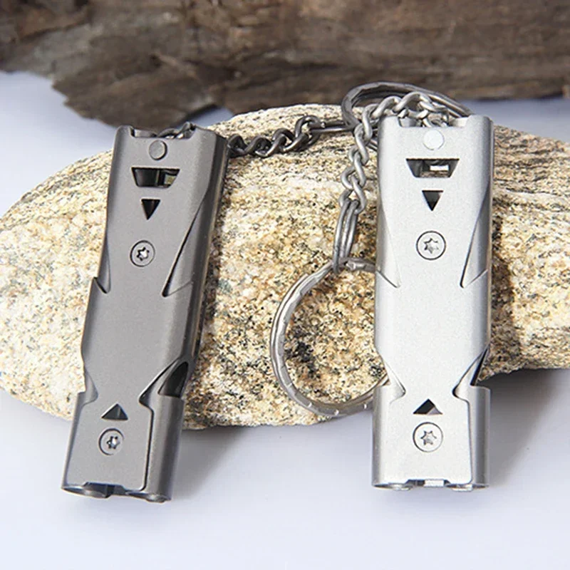 Sifflet Double Tube Aluminium 120dB : Compact & Étanche – Image 11