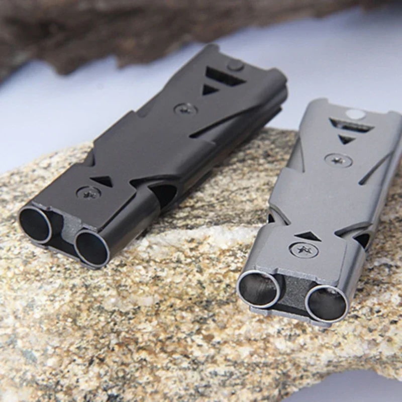 Sifflet Double Tube Aluminium 120dB : Compact & Étanche – Image 13
