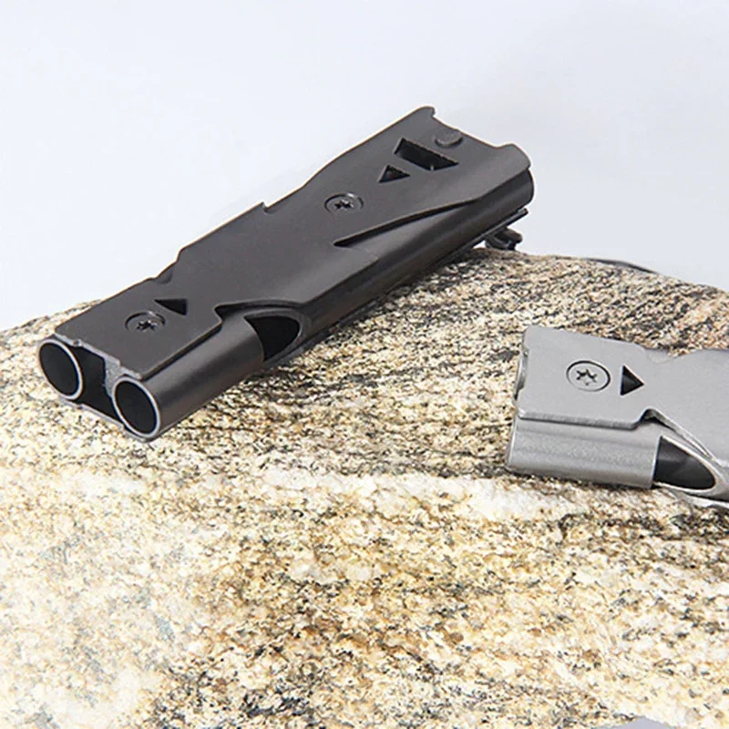 Sifflet Double Tube Aluminium 120dB : Compact & Étanche – Image 17