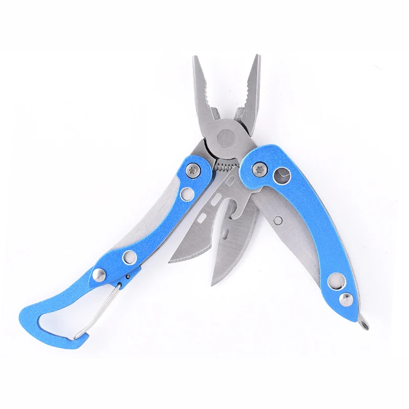Mini Pince Multi-Outils 83g : Mousqueton & Acier Inoxydable