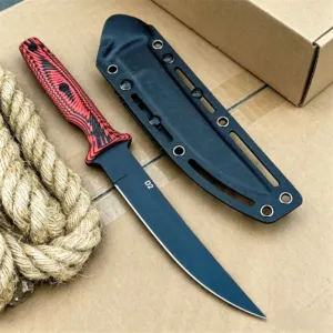 Outil Survie 23cm : Acier D2, Manche G10 & Gaine incluse