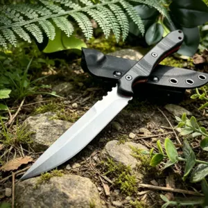 Outil Ultra-Léger 110g : Acier D2, Manche G10 & Étui Inclus