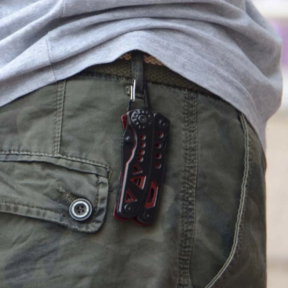 Mini Pince Multi-Outils EDC 7,5cm : Acier Inox Porte-Clés – Image 9
