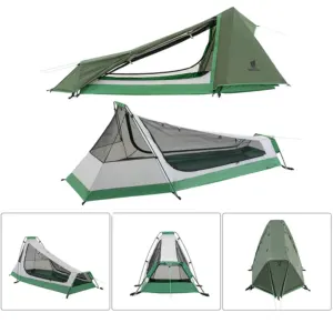 Tente Solo GeerTop 1,7kg : Alu, Double Couche & PU 3000mm