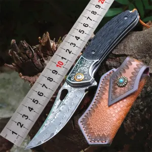 Outil Damas VG10 DM08 : Manche Bois & 60 HRC