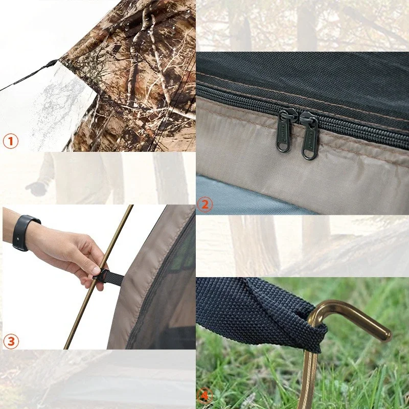 Tente Randonnée Solo 1,5kg : Alu, Polyester 210T & PU3000mm – Image 13