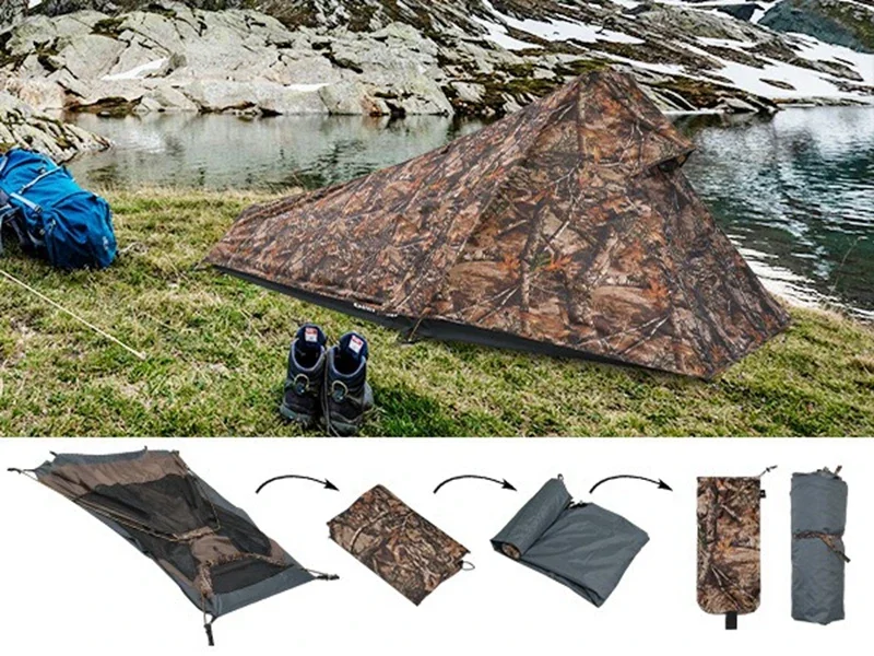 Tente Randonnée Solo 1,5kg : Alu, Polyester 210T & PU3000mm – Image 11