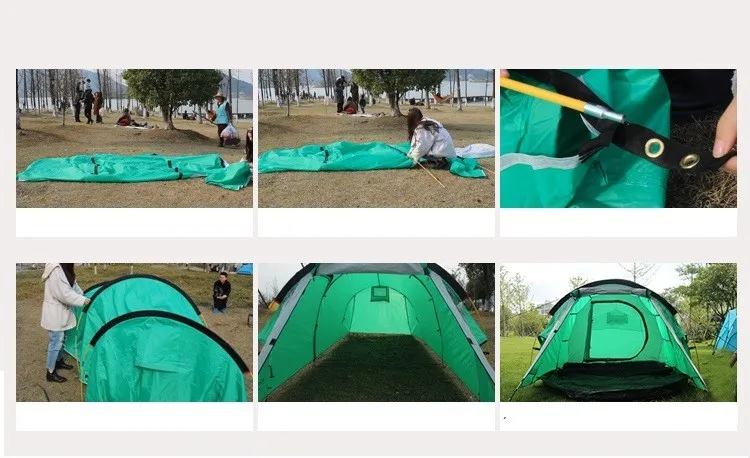 Tente 3-4 Pers. Chambre & Salon : Imperméable 3000mm, 3,7kg – Image 13