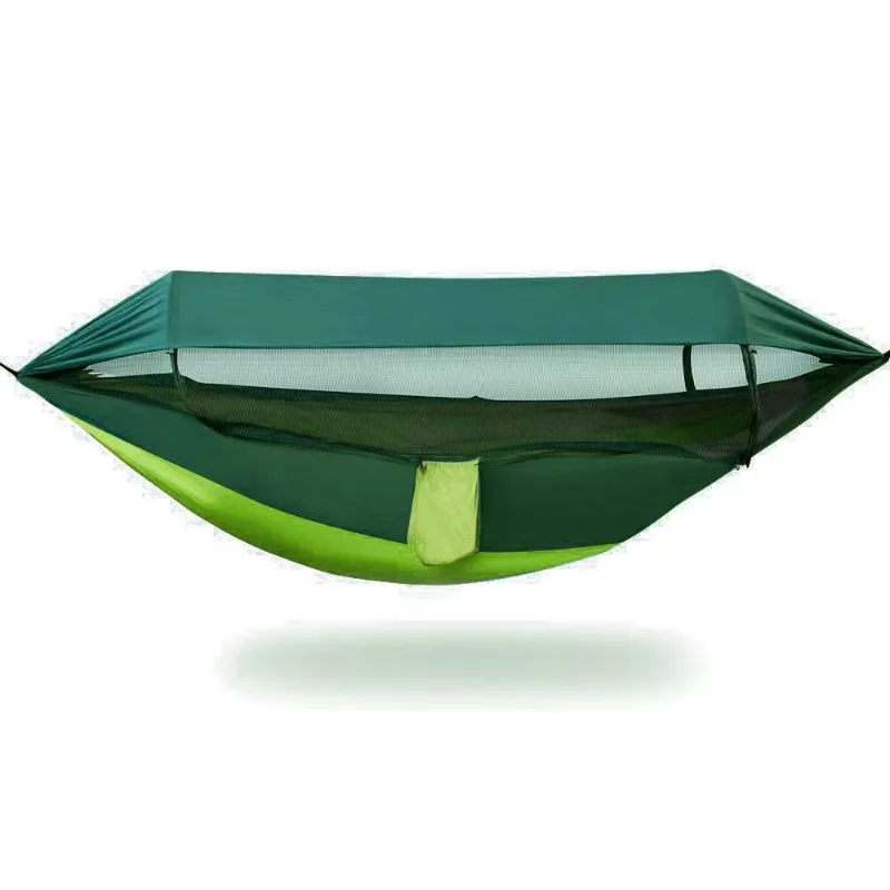 Hamac Camping avec Moustiquaire & Auvent : Nylon, 200kg – Image 7