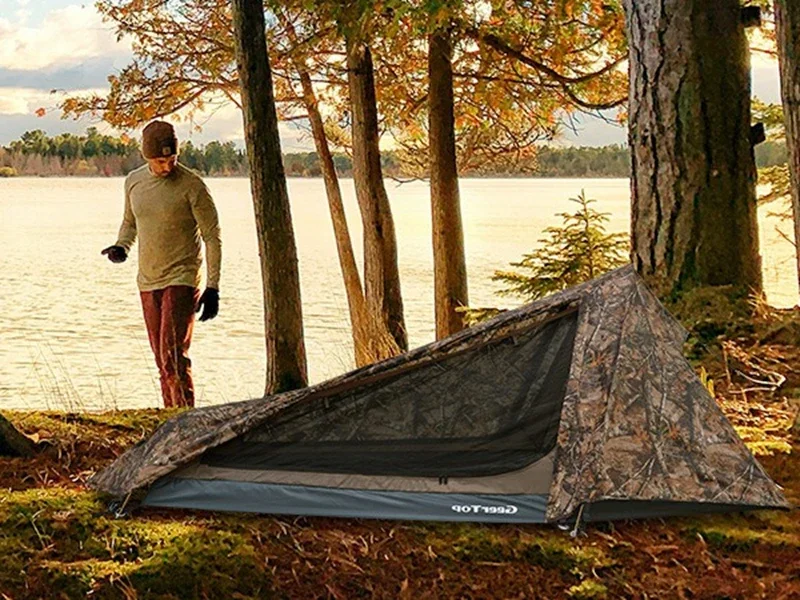 Tente Randonnée Solo 1,5kg : Alu, Polyester 210T & PU3000mm – Image 14