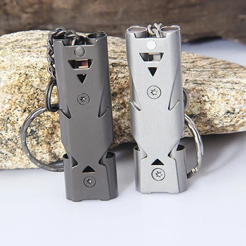 Sifflet Double Tube Aluminium 120dB : Compact & Étanche – Image 16
