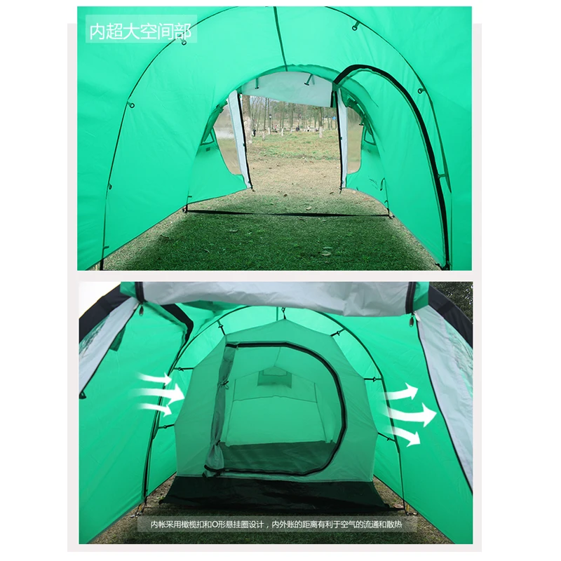 Tente 3-4 Pers. Chambre & Salon : Imperméable 3000mm, 3,7kg – Image 5