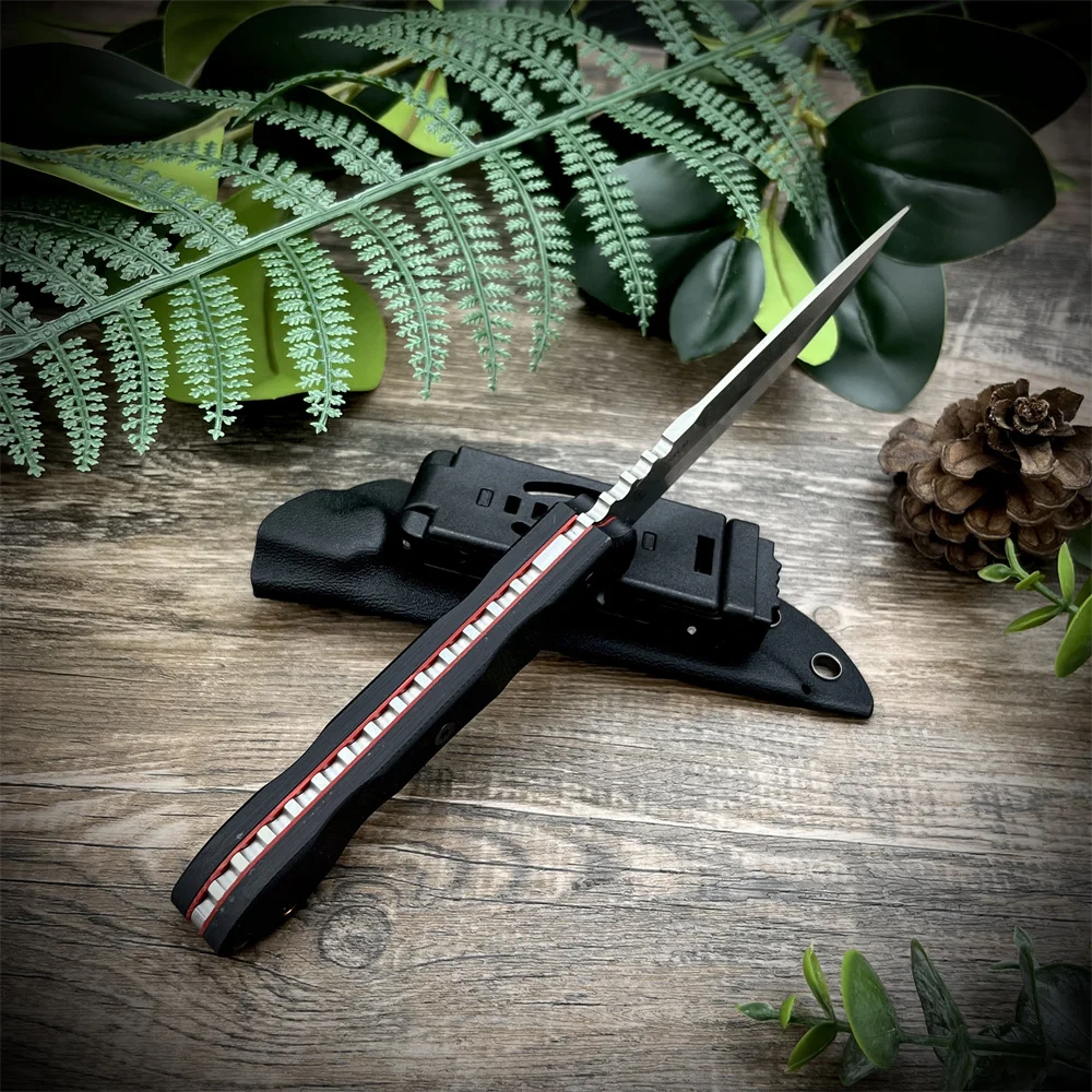 Outil Ultra-Léger 110g : Acier D2, Manche G10 & Étui Inclus – Image 5