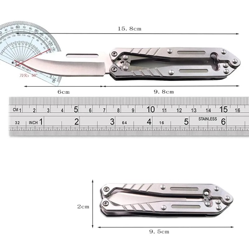 Outil de Poche Épuré 15,8 cm : Structure Acier & Profil Ultra-Plat – Image 6