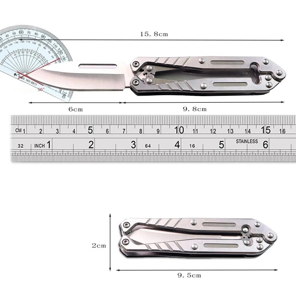 Outil de Poche Épuré 15,8 cm : Structure Acier & Profil Ultra-Plat – Image 2
