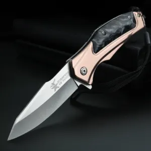 Outil Pliant D2 59 HRC : Finition Or Rose & Épaisseur 2mm